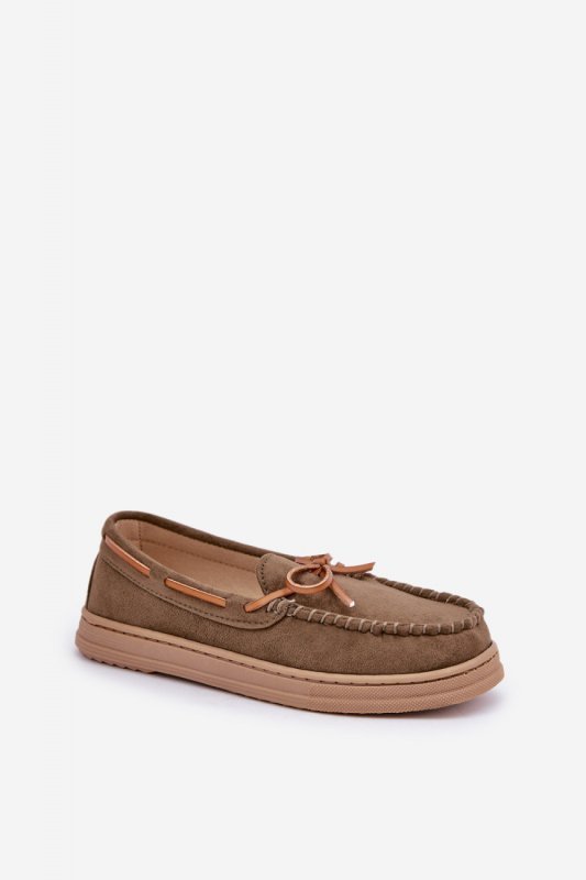 Mokasyny Model Timannie MD1046-9 Dark Green  - Step in style