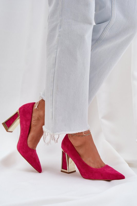 Czółenka Model Falseki M388 Fuksja - Step in style
