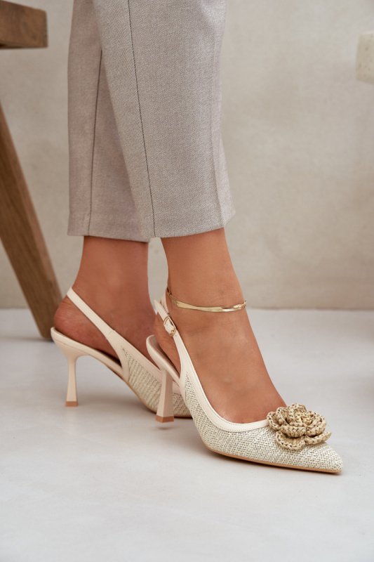 Szpilki Model Lanithra LE126P Beige - Step in style