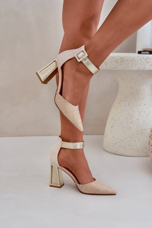 Sandały Model Gekkaria M389 Gold - Step in style