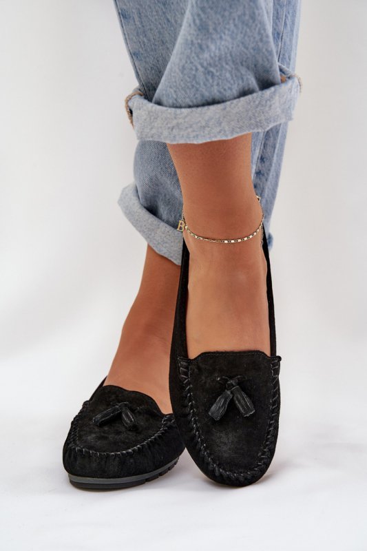 Mokasyny Model S.Barski LR51-548 Black - Step in style