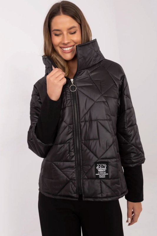 Kurtka Damska Model MI-KR-9002.71P Black - Italy Moda