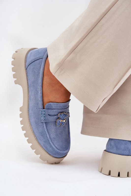 Mokasyny Model Vinceza 79533 Blue - Step in style