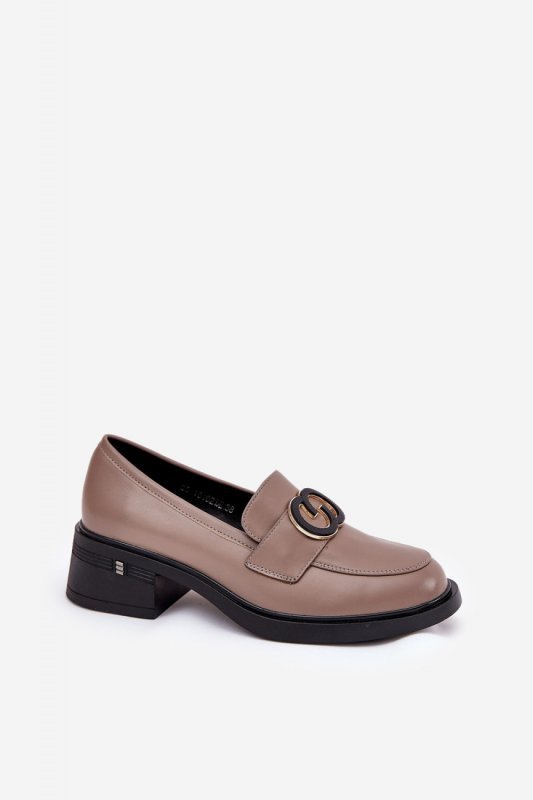 Mokasyny Model Vinceza 18102 Beige - Step in style