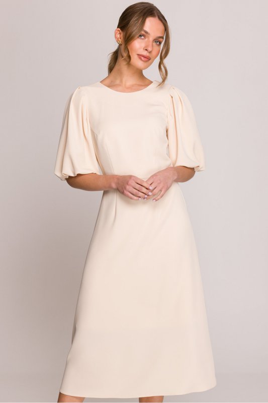 Sukienka Model S400 Śmietana - Stylove