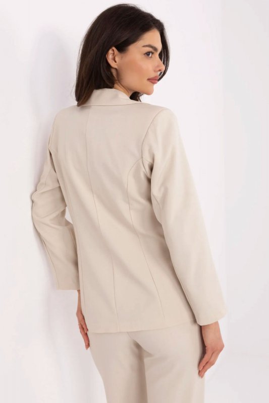Marynarka Model DHJ-MA-18736.12 Light Beige - Italy Moda
