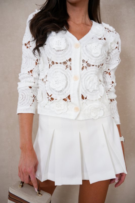Sweter Damski Model Hampton 209427902 Ecru - LaBalancia