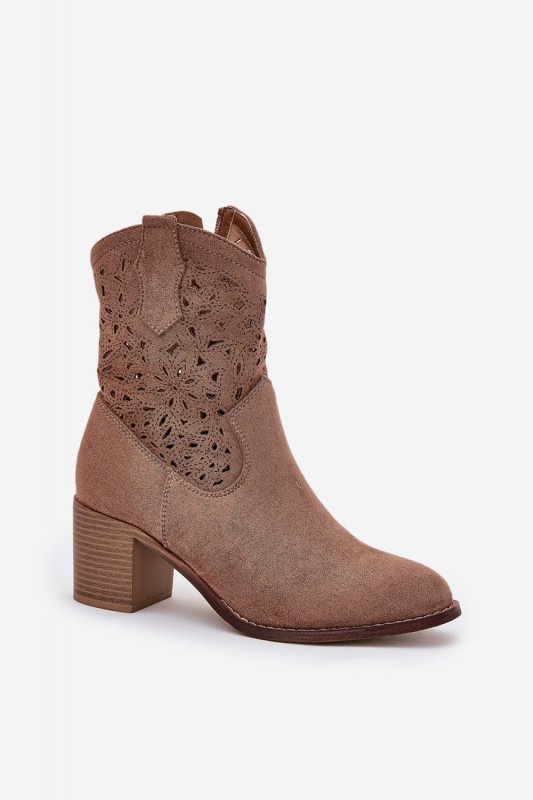 Botki Model S.Barski HY51-125 Brown - Step in style