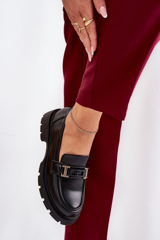 Mokasyny Model Lomnela J1003 Black - Step in style