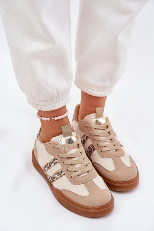 Buty Sportowe Model Satylies 1W-N16 Panterka/Beige - Step in style