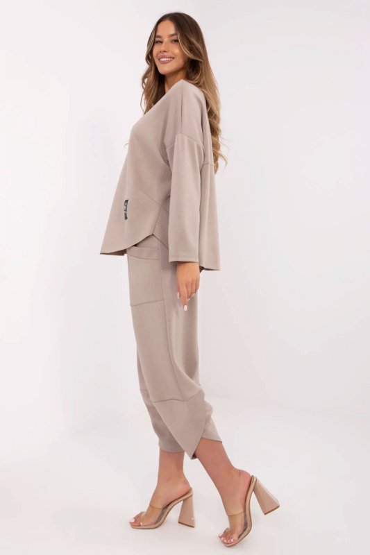 Spodnie Komplet Model MI-KMPL-M56491.09 Dark Beige - Italy Moda