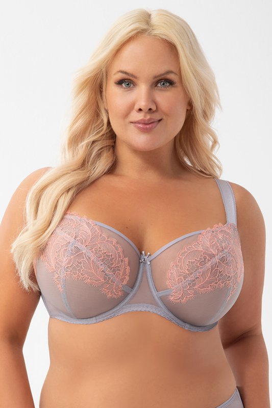 Biustonosz Soft Model Perla K907 Grey - Gorsenia Lingerie