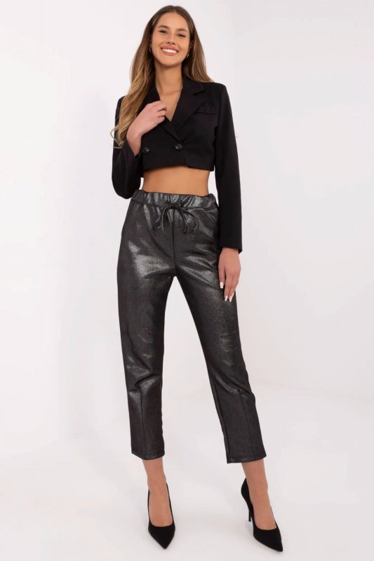 Spodnie Damskie Model MI-SP-P56901.29 Black - Italy Moda