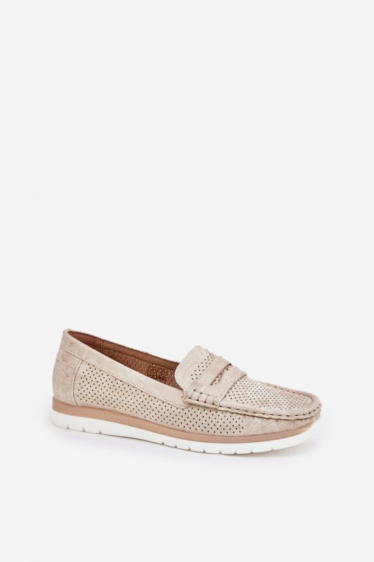 Mokasyny Model Bralithia 25PB02-9039 Silver - Step in style