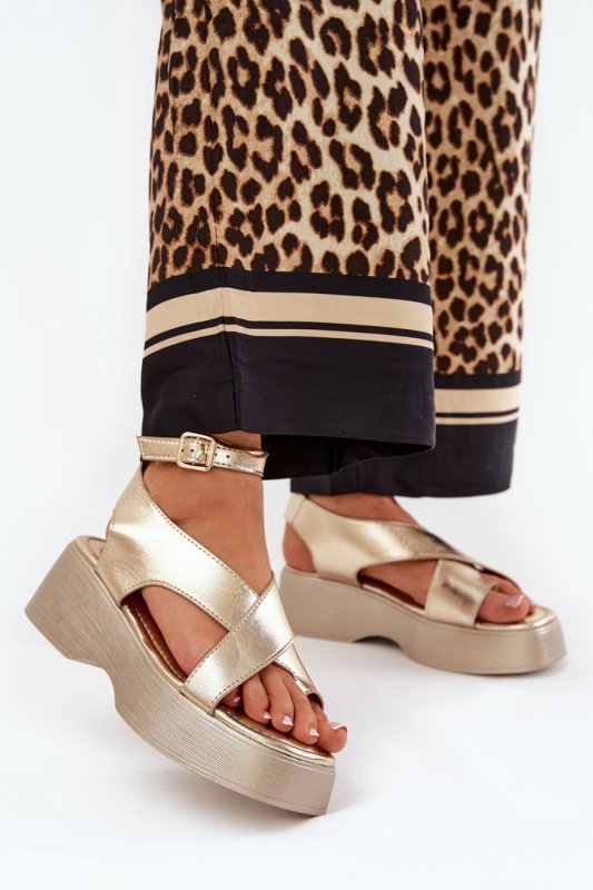 Sandały Model Tenzorus WS-001 Gold - Step in style