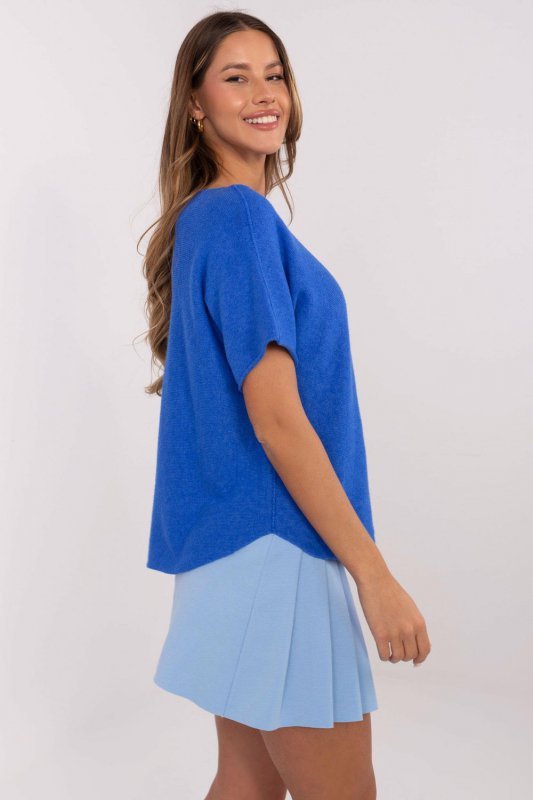 Sweter Damski Model MO-SW-0703.63 Cobalt - Italy Moda