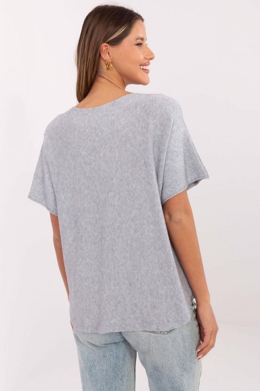 Sweter Damski Model MO-SW-0703.63 Grey - Italy Moda