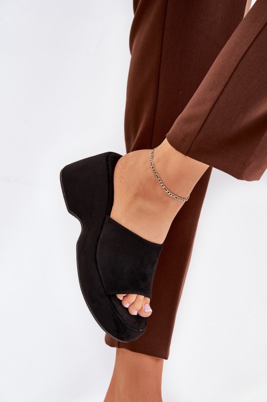 Sandał Klapki Model Afisal 1763 Black - Step in style