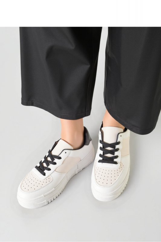 Damskie Sneakersy VEXANA BEIGE - Inello