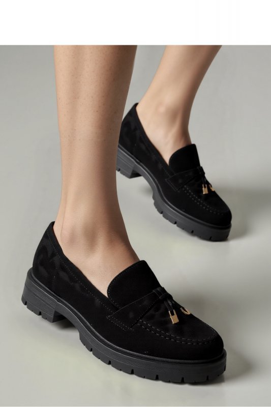 Damskie Mokasyny LOANA BLACK - Inello