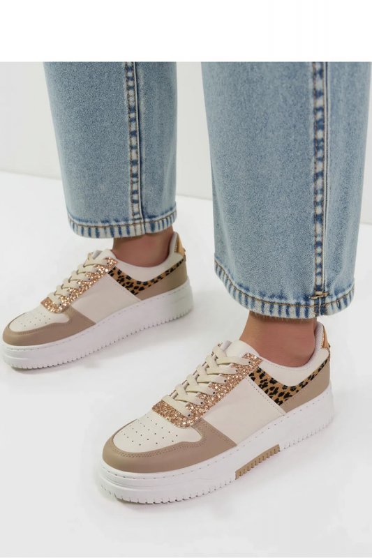 Damskie Sneakersy ASTRYA KHAKI - Inello