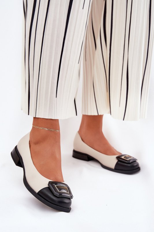 Baleriny Model DA MK51-059 Beige - Step in style
