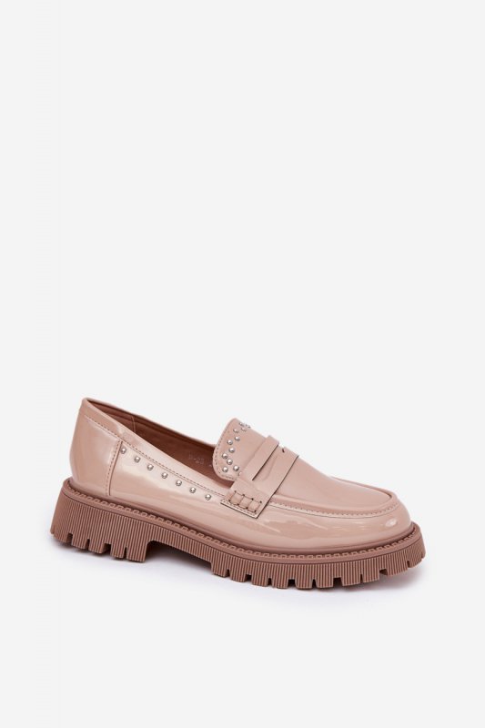 Mokasyny Model Nallae W-28 Beige - Step in style