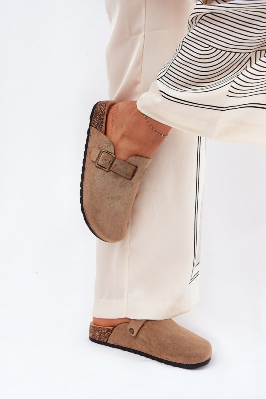 Sandał Klapki Model Selio M529 Khaki - Step in style