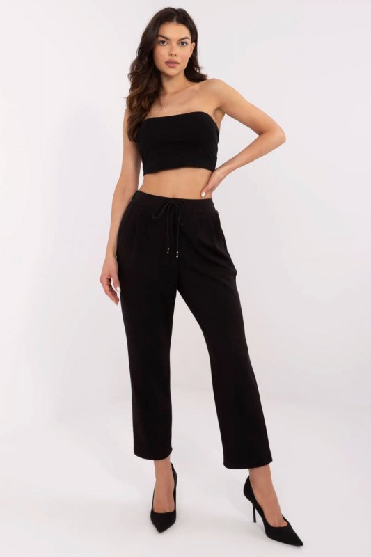 Spodnie Dresowe Model DHJ-SP-20523.66P Black - Italy Moda
