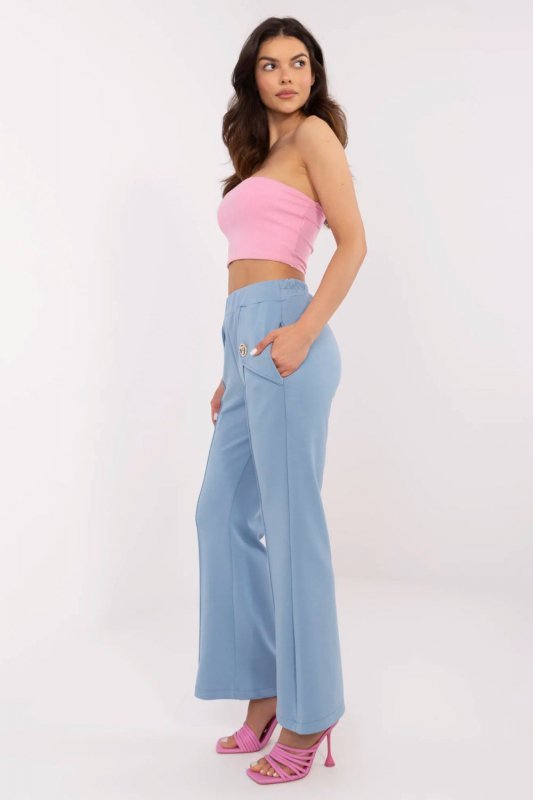 Spodnie Dresowe Model DHJ-SP-20518.12 Blue - Italy Moda