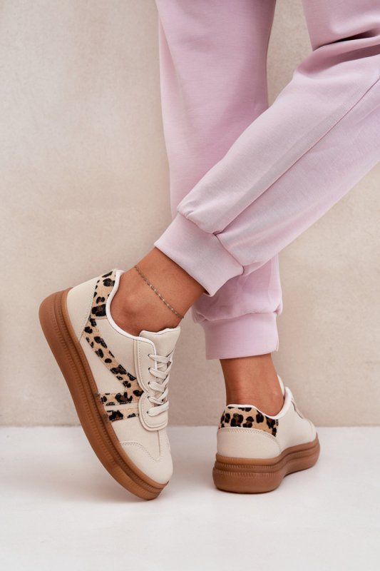 Buty Sportowe Model Totter PC2815 Beige - Step in style