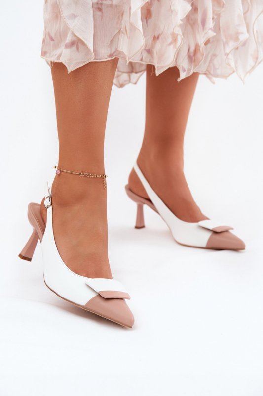 Szpilki Model Ottoles 55-A12 White - Step in style
