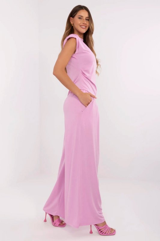 Spodnie Komplet Model DHJ-KMPL-20757.85 Light Violet - Italy Moda