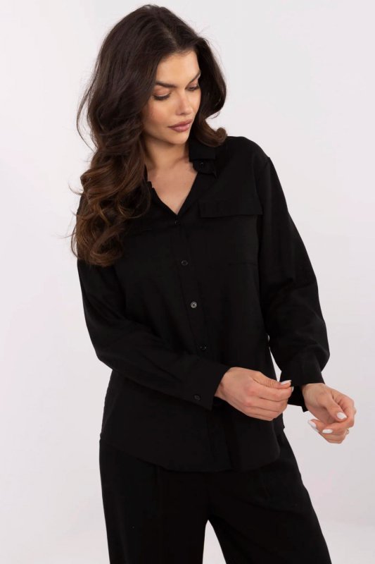 Koszula Damska Model NM-KS-JK62612.82 Black - NM