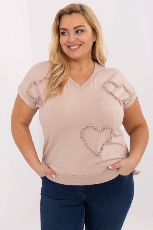 Bluzka Model RV-BZ-A542.12P Beige - Relevance