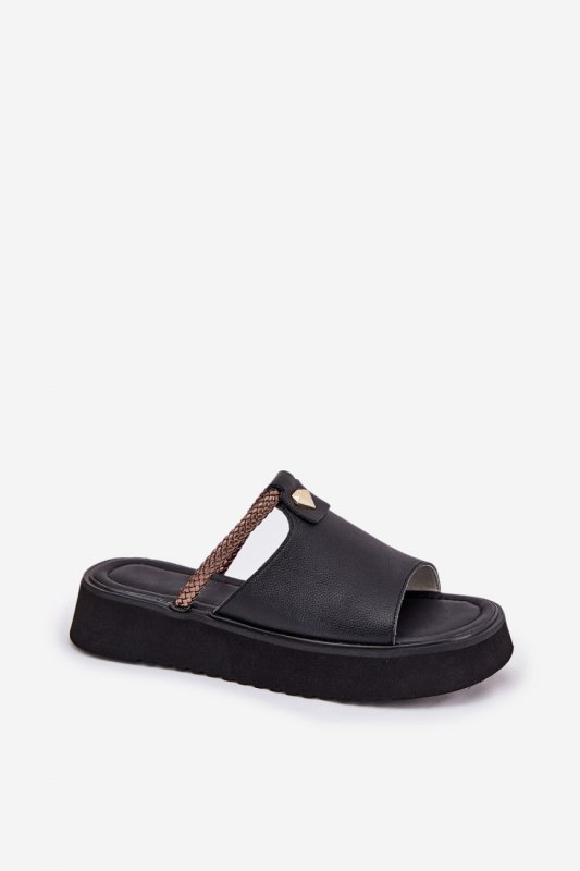 Sandał Klapki Model DA MK51-475 Black - Step in style