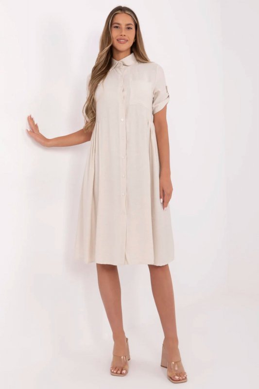 Sukienka Model MI-SK-A2275.09 Beige - Italy Moda
