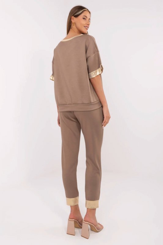 Spodnie Komplet Model MI-KMPL-M61941.96 Brown - Italy Moda