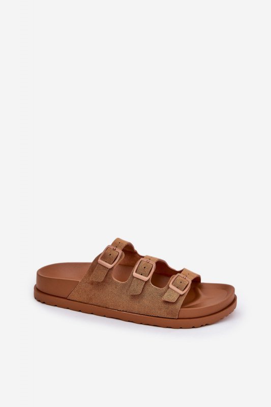 Sandał Klapki Model Uliri 3770 Camel - Step in style