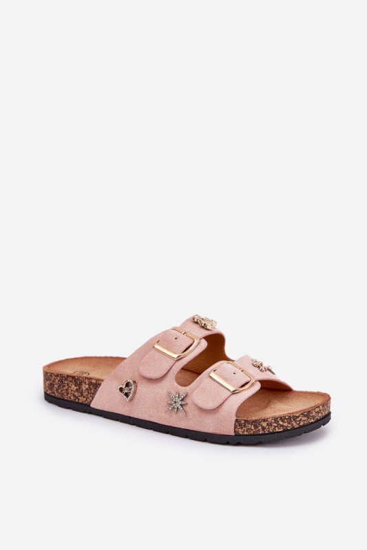 Sandał Klapki Model Efadelis 5219 Light Pink - Step in style