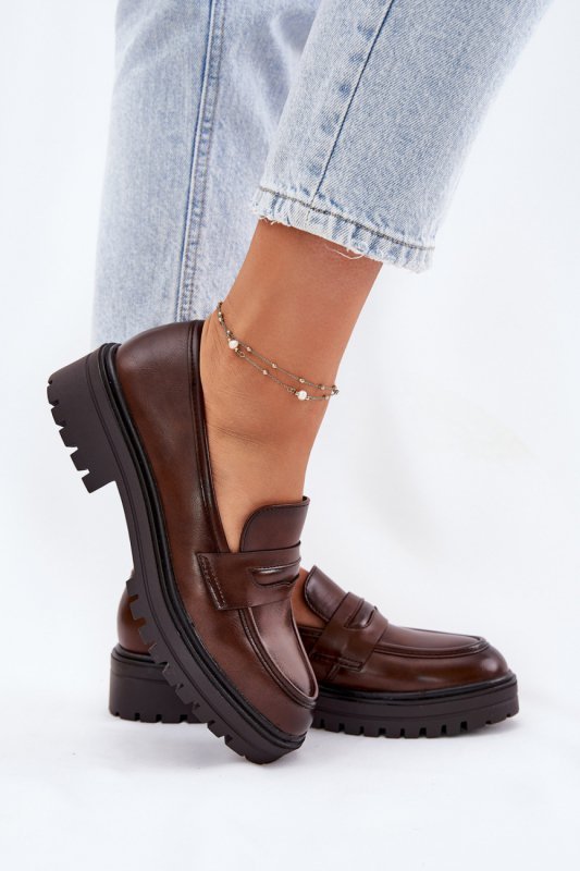 Mokasyny Model Enticca 24PB39-7399 Brown - Step in style