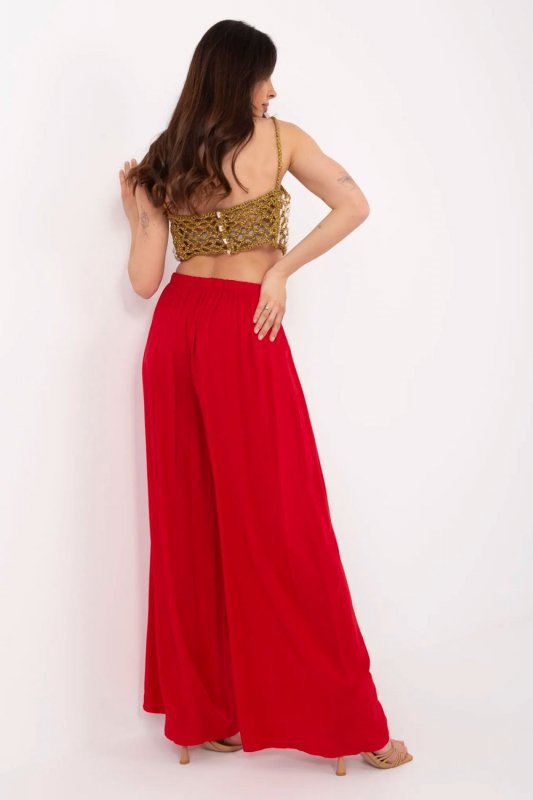 Spodnie Damskie Model MI-SP-25734.78 Red - Italy Moda