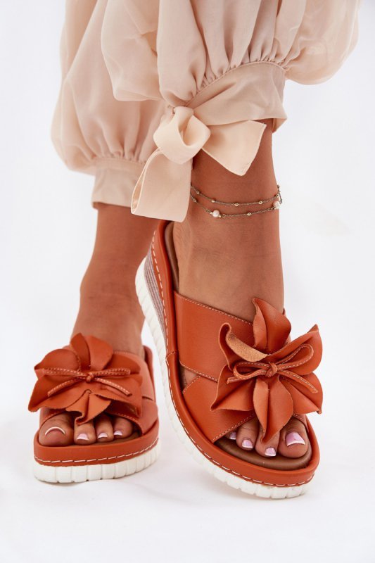 Sandał Klapki Model Artiker 52C0505 Orange - Step in style