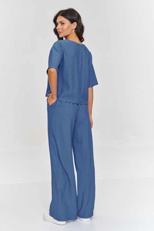 Spodnie Komplet Model M881 Blue Jeans - Makadamia