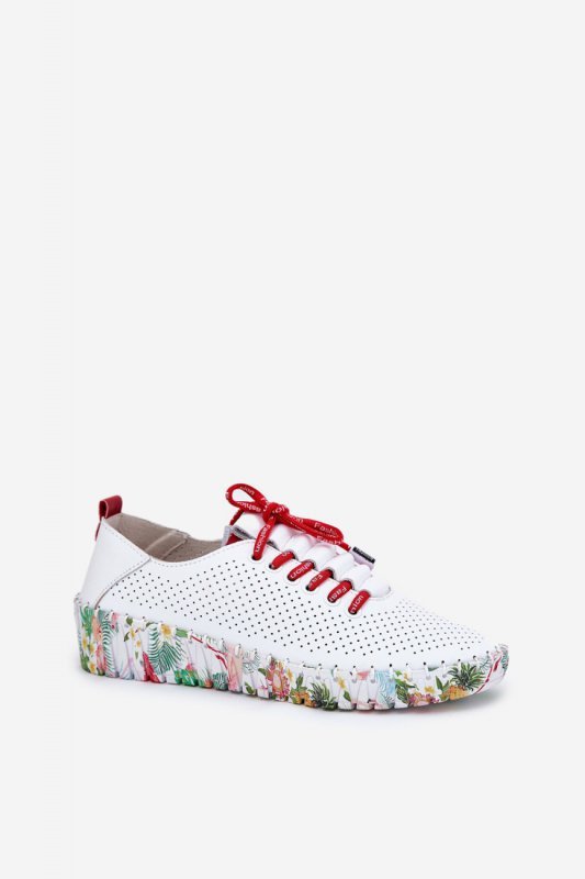 Półbuty Model Artiker 54C1567 White/Red - Step in style