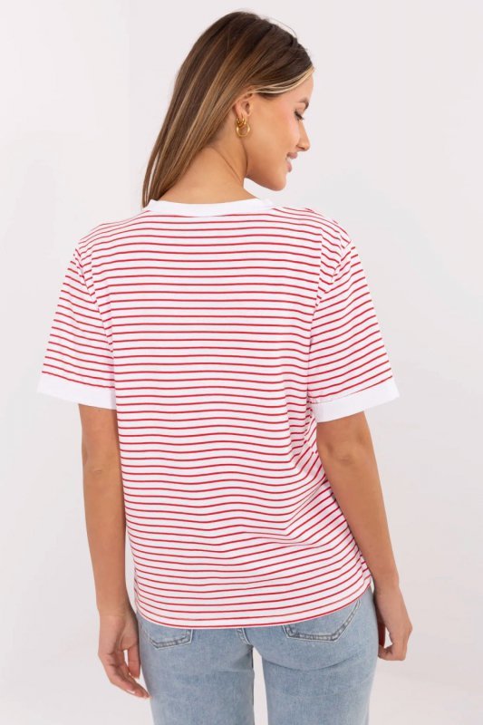 Bluzka Model MI-BZ-M6312-4.74 Red - Italy Moda