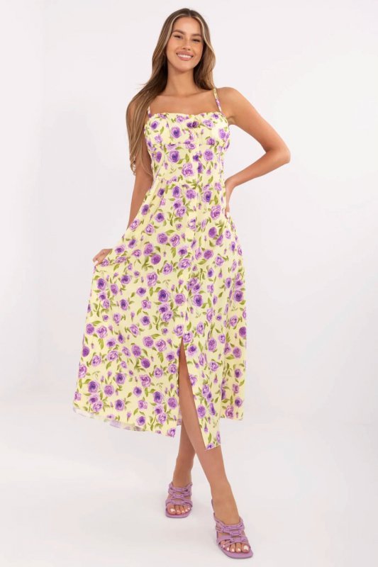 Sukienka Model MI-SK-23817-3.96 Light Yellow - Italy Moda