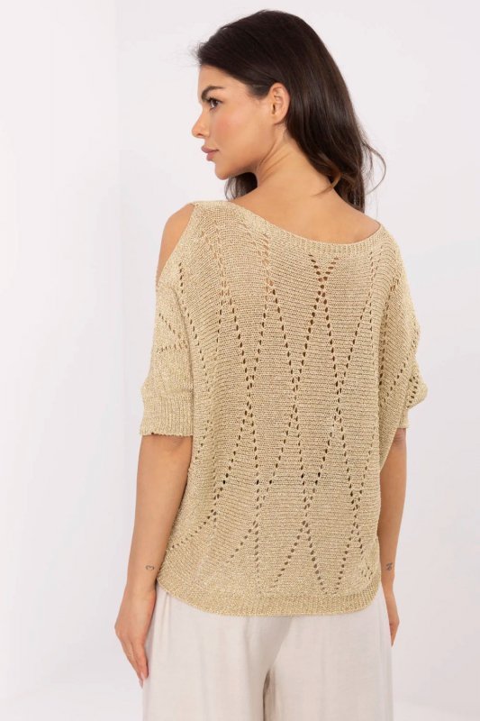 Sweter Damski Model MI-SW-1605.83 Gold - Italy Moda