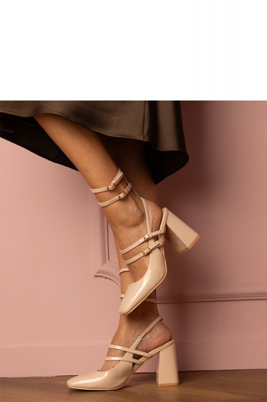 Czółenka Model Ferida H10045 Beige - PRIMO