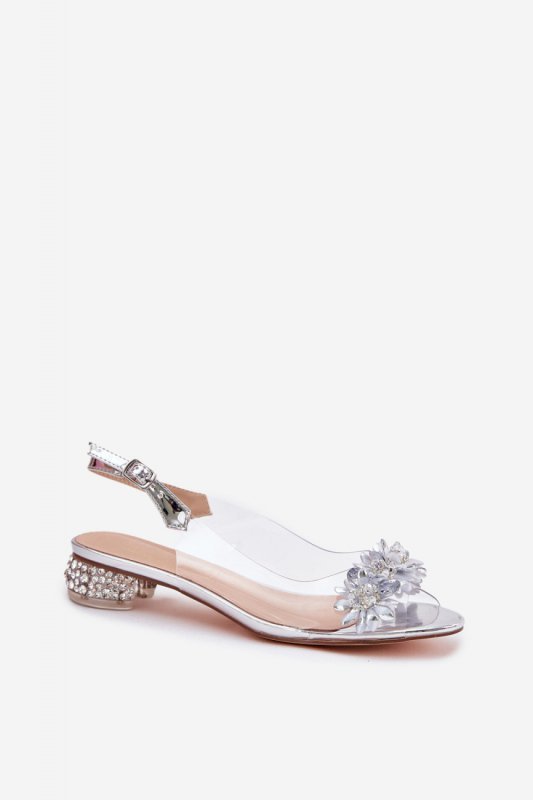 Sandały Model DA MR51-709 Silver - Step in style